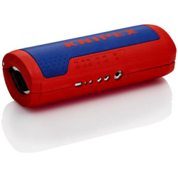 Vielos nuėmiklis ir gofruoto vamzdžio pjoviklis „TwistCut“, „Knipex TA902202SB“