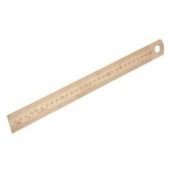 Plieninė liniuotė A2 13x0,5x300mm ME740RM300