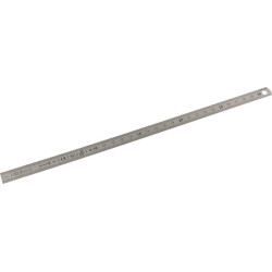 Lanksti nerūdijančio plieno liniuotė, 2 kraštai, 300 mm, DELA1051300