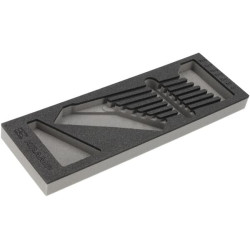 Putplasčio įdėklas dvipusių žiedinių veržliarakčių rinkiniui, 7 vnt. (6–19 mm) TT851501