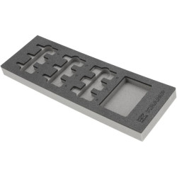Putplasčio įdėklas šešiakampių 1/2" galvučių rinkiniui, 9 vnt. TT850504