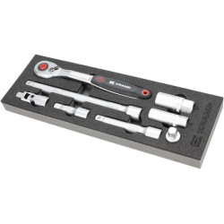 Terkšlė ir priedai 1/2" 8 vnt. TT800502