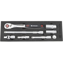 Terkšlė ir priedai 1/2" 8 vnt. TT800502