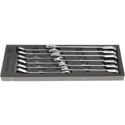 Kombinuotų terkšlinių veržliarakčių rinkinys, 12 dalių TT802501