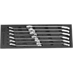 Kombinuotų terkšlinių veržliarakčių rinkinys, 12 dalių TT802501