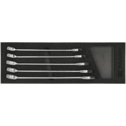 Kombinuotų veržliarakčių rinkinys, 5 vnt. (20–24 mm) TT802002