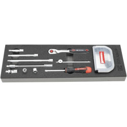 Terkšlė ir priedai 1/4" 41 vnt. TT800102