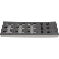 Putplasčio įdėklas galvučių rinkiniui / Torx 1/2" 16 vnt. TT850503