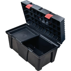 Įrankių dėžė 337x595x316mm, juoda polipropileno, Stuff Optimo B, Patrol Group 1848102260
