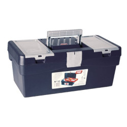 Įrankių dėžė 217x400x166 mm, mėlyna/raudona polipropileno, 4 skyriai, 12, gamintojas Tayg 112003TAY