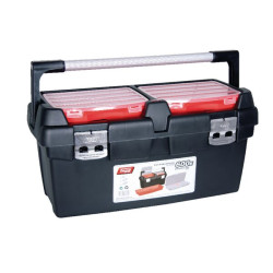 Įrankių dėžė 305x600x295 mm, mėlyna/raudona polipropileno, 5 skyriai, 600-E, Tayg 168000TAY