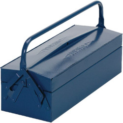 Įrankių dėžė 200x430x150mm metalinė, 3 skyriai, Wesma HG103S