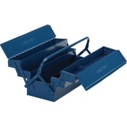 Įrankių dėžė 200x630x200mm, mėlyno metalo, 5 skyriai, Wesma HG305S