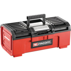 Įrankių dėžė 220x394x162mm, 7l talpos, juoda/raudona, polipropilenas: metalas, Facom BPC16NPB