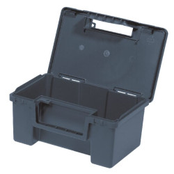 Įrankių dėžė 370x275x170 mm, 25 l talpa, mėlyna plastikinė, 1 skyrius, „Solid 2“ (Raaco 136761)