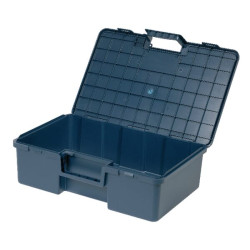 Įrankių dėžė 570x370x170 mm, 35 l talpos, pilkas polipropilenas, 1 skyrius, 3 (Raaco 136778)