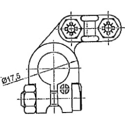 Akumuliatoriaus teigiamas polius BA71