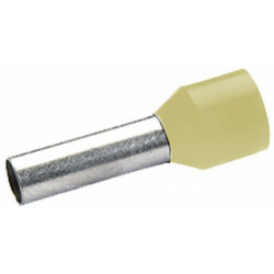 Kabelio galo dangtelis, baltas, 10-10 mm², A serija, blisterinė pakuotė (100 vnt.), Hella 8KW744846003