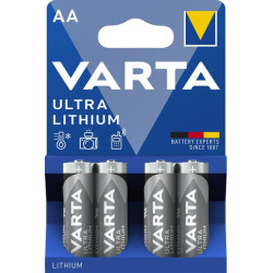 Ličio baterijos 1,5 V AA (4) VT6106301404