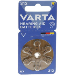 Klausos aparato baterijos, tipas 312 VT24607101416