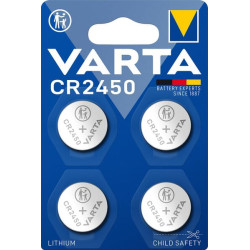 Baterijos CR 2450 (4 vnt.) VT6450101404
