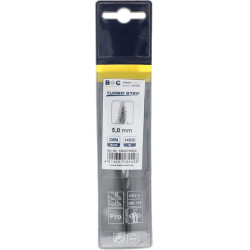 Grąžtas 5,0 mm HSS-DIN 338-G TURBO STEP 12020700500