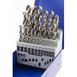 Metalinių spiralinių grąžtų rinkinys 1-13 mm, 25 vnt. SE1456BOH