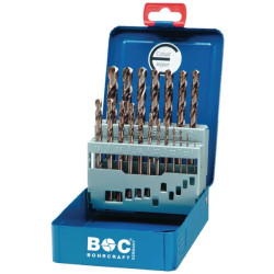 25 dalių metalinių grąžtų rinkinys, kobalto spalvos, SE1456CO