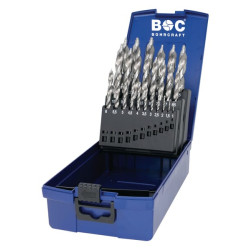 Grąžtų rinkinys, 25 vnt. HSS-DIN 338-G TURBO STEP 12021330025