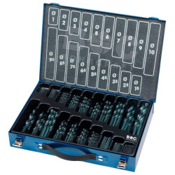 Metalinių spiralinių grąžtų rinkinys, 170 vnt., SE170R