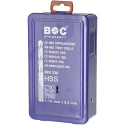 Metalinių spiralinių grąžtų rinkinys 1-13 mm, 25 vnt. SE1456EBOH