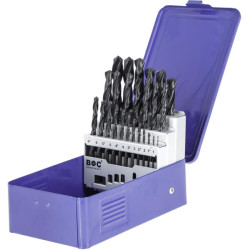 Metalinių spiralinių grąžtų rinkinys 1-13 mm, 25 vnt. SE1456EBOH