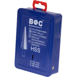 Pakopinių grąžtų rinkinys, 3 dalys, 17601410003