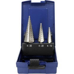 Pakopinių grąžtų rinkinys, 3 dalys, 17601330003