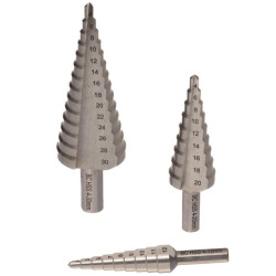 Pakopinių grąžtų rinkinys, 3 dalys, 17601330003