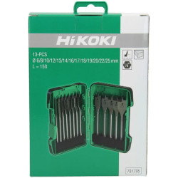 Plokščių grąžtų rinkinys, 13 dalių 781795