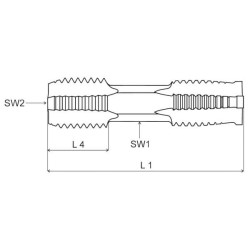 Dvigubas sriegiklis 16 mm TADS16