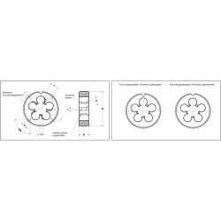 Srieginių veržlių rinkinys M3-M12 49521VOL