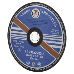 Pjovimo diskas plienui Andre, plokščias 230 x 2 x 22 Extra 1861165121