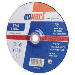 Pjovimo diskas plienui, įgilintas 230x3x22 1861165230GP