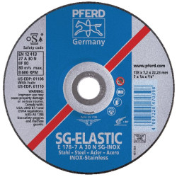 Šlifavimo diskas SG 125x7 INOX BD1257MPINOX