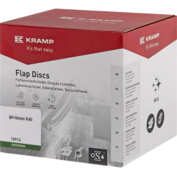 Cirkonio plokštelinis šlifavimo diskas 115 mm, 40 grūdėtumo, 115ZIK40KR