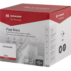 Keraminis plokštelinis šlifavimo diskas 115 mm K80 115CEK80KR