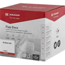 Keraminis plokštelinis šlifavimo diskas 125 mm K40 125CEK40KR