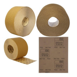 Švitrinis popierius K80 115 mm x 50 m 04400