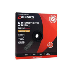 Švitrinė juosta ritinėlyje, 60 grūdėtumo, 25 mm x 50 m, VLA1730