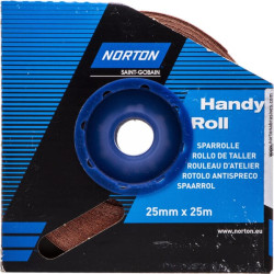 Šlifavimo šluostė, 25 m x 25 mm, 80 g PP35006