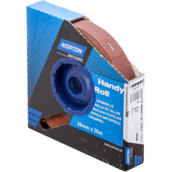 Šlifavimo šluostė, 25 m x 25 mm, 80 g PP35006