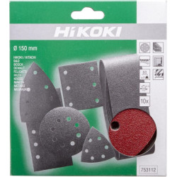 Švitrinis popierius Ø150mm K60 10s 753112