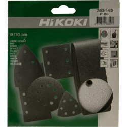 Šlifavimo diskas Ø150mm K80 10 vnt. 753143